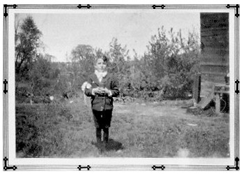 Ambrose Pilon from Vankleek Hill, Ontario at his first communion around 1929