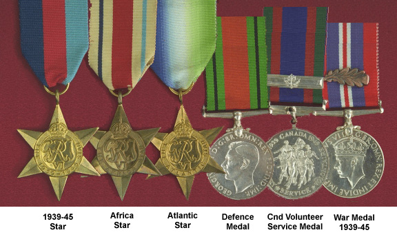 Medals of Stoker Joseph Germain Pilon