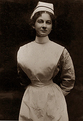 Louise Pilon at her graduation as a nurse, 1913