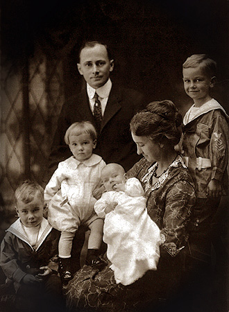 La famille de Emma Louise Pilon et Frederick Phillips